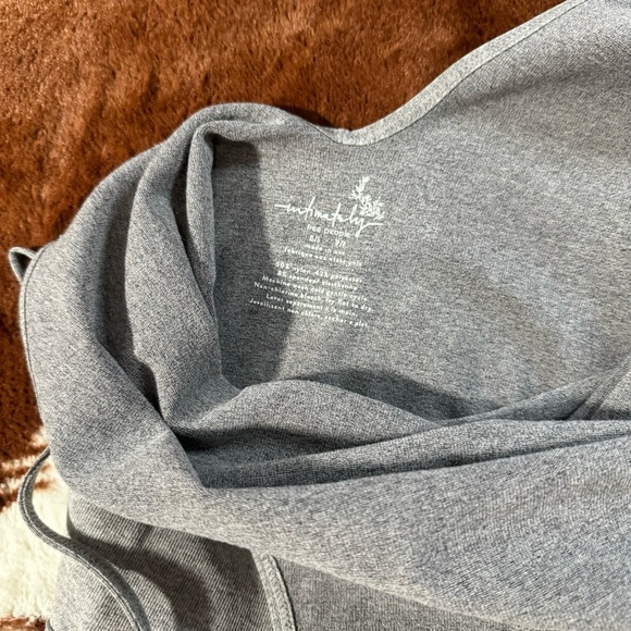 NWOT Free People Grey Bodysuit - Picture 4 of 6